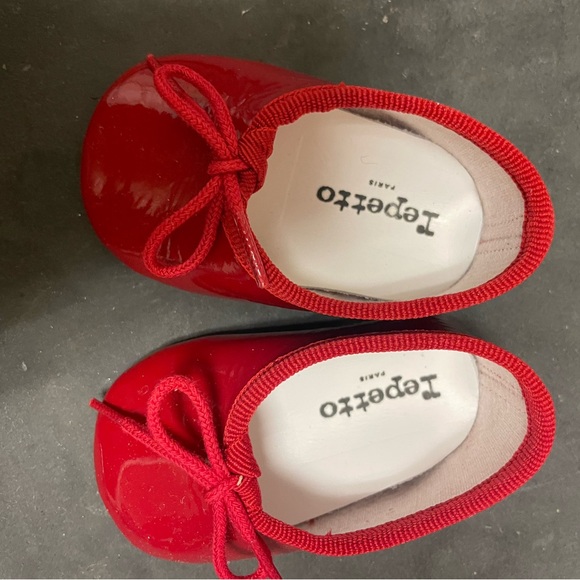 Repetto Baby Parent Leather Ballet Flat - Picture 2 of 3